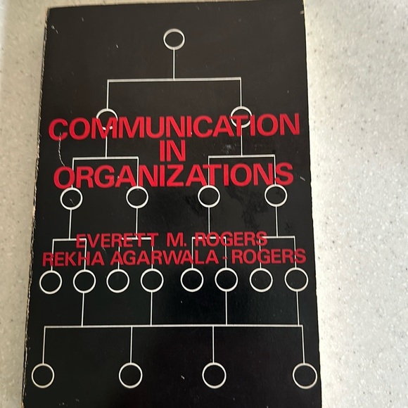 COMMUNICATION IN ORGANIZATIONS
EVERETT M ROGERS, REKHA AGARWALA ROGERS Text Book - Picture 3 of 10